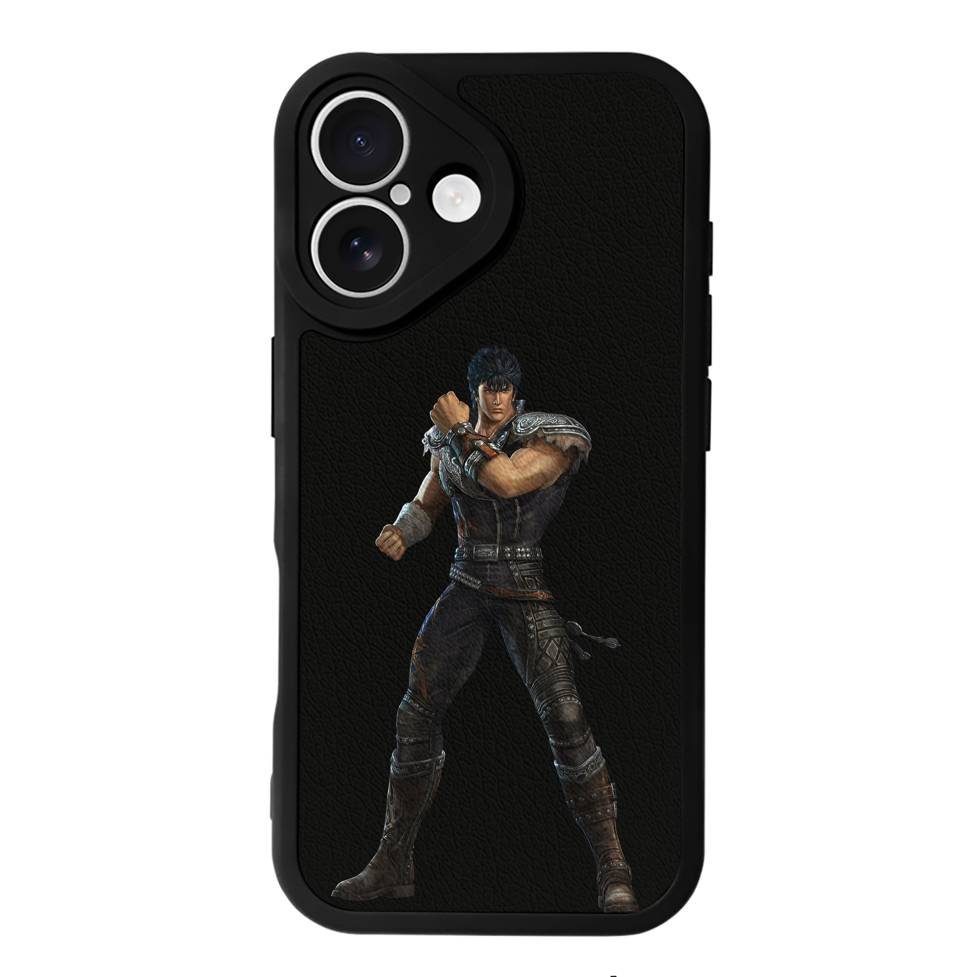 （画像用） 北斗の拳 Fist of the North Star 【iPhone 16シリーズ対応】シリコンスマホケース（レザー調） 材質：シリコン